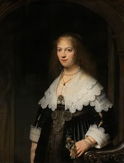 Porträt von Maria Trip Rembrandt